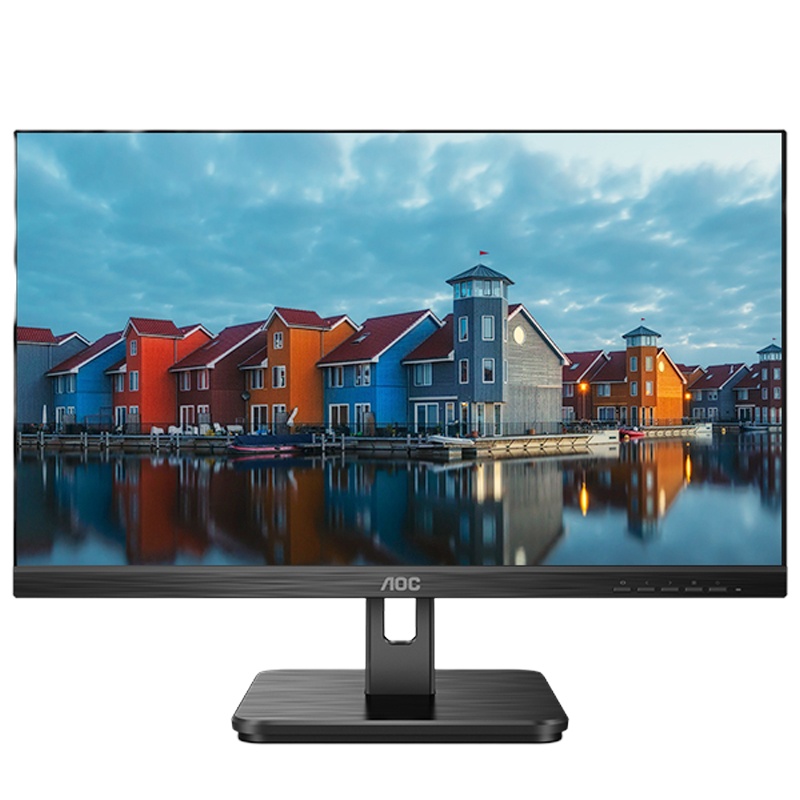 冠捷（AOC） 21.5英寸全高清 IPS窄边框 HDMI高清接口 快拆支架可壁挂 TUV低蓝光不闪办公显示屏22E2H