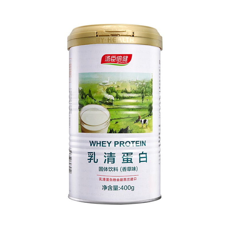 汤臣倍健(BY-HEALTH)乳清蛋白粉 400g/罐 动物蛋白 膳食营养补充剂 罐装 