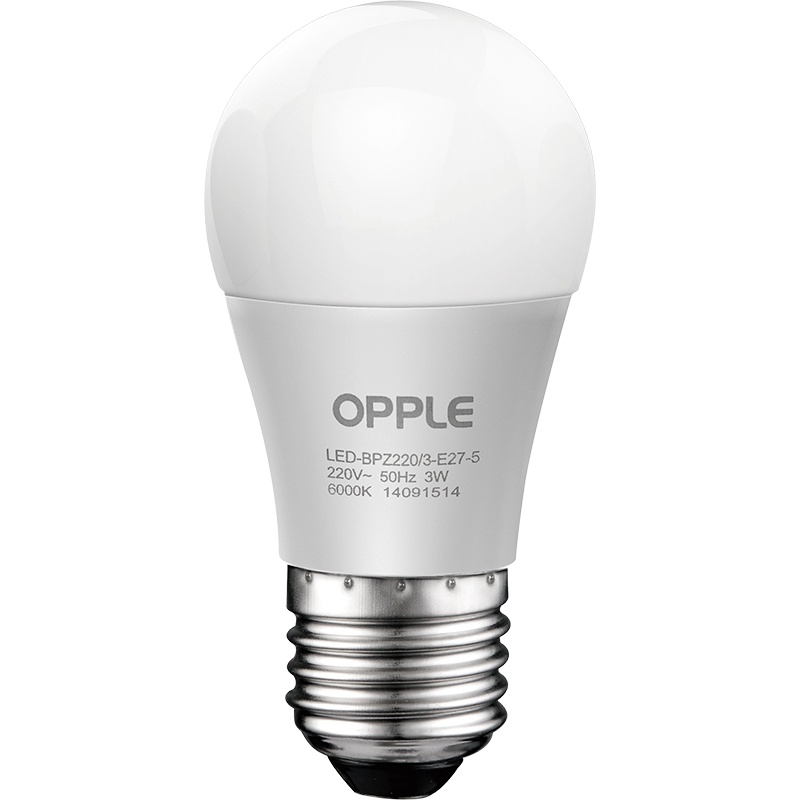 欧普led灯泡家用超亮节能灯泡e14e27螺口球泡灯led吸顶灯光源