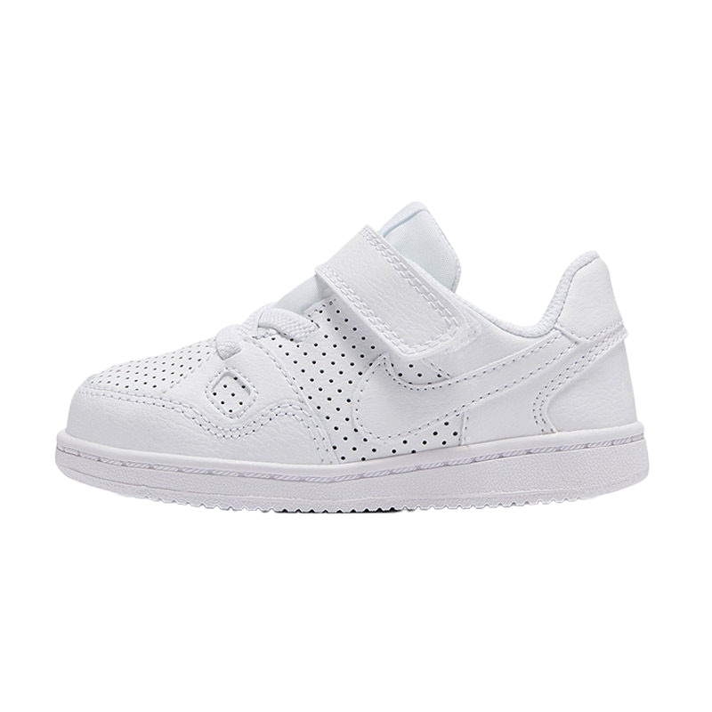 NIKE耐克时尚儿童低帮舒适耐磨透气运动休闲魔术贴板鞋615150-109 Z