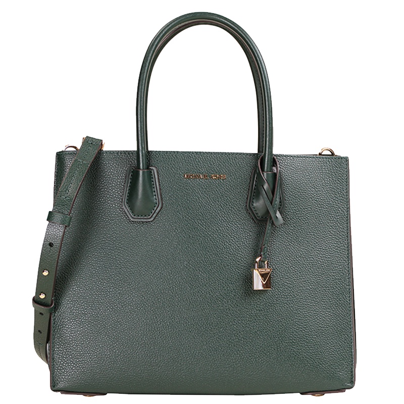 [直营]MICHAEL KORS迈克·科尔斯MK风琴款大号 Mercer 拉链硬牛皮单肩包手提包斜挎包女包