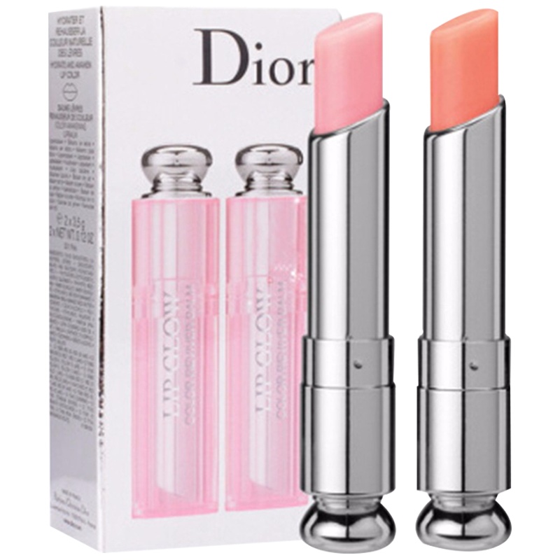 Dior/迪奥 迪奥魅惑唇膏 粉色 001# 3.5G+珊瑚色 004# 3.5G 组合装