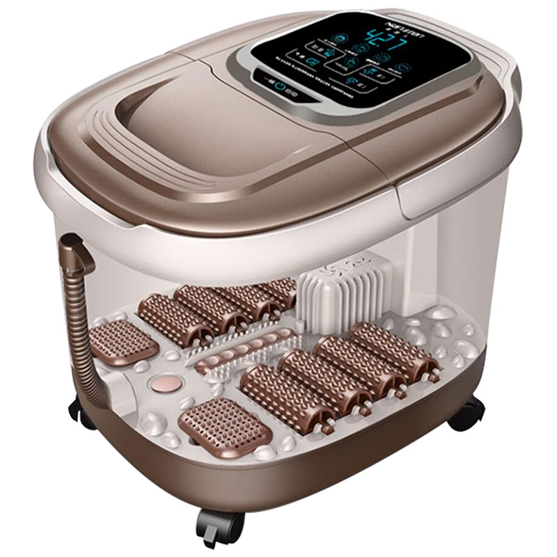 南极人(NanJiren)按摩器材足浴盆NBX6F50273泡脚洗脚盆足浴桶足底按摩加热恒温深桶泡脚桶家用小型