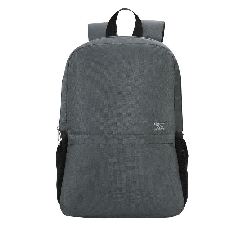 七匹狼双肩包背包男女大容量运动包学生书包旅行电脑包牛津布背包 休闲通勤 灰色