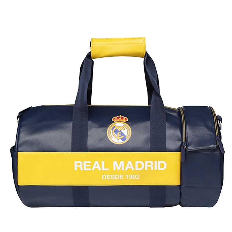 皇家马德里Realmadrid官方正品时尚男女士多功能大容量手提运动户外健身训练商旅行电脑单肩挎书包背包蓝色