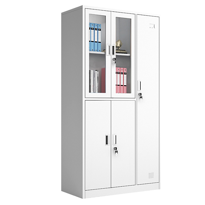 江莱五门更衣柜钢制铁皮员工柜储物柜放鞋柜子金属柜子