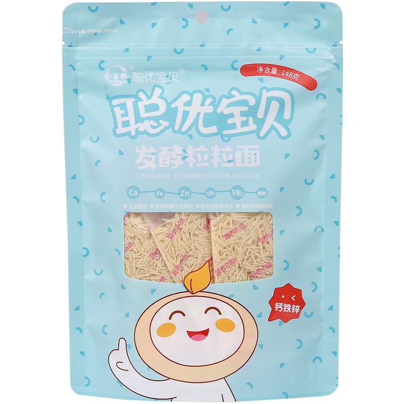 金玉桥钙铁锌发酵面条 6-36个月营养儿童颗粒面 婴幼儿辅食148g
