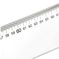 得力8200有机直尺100cm