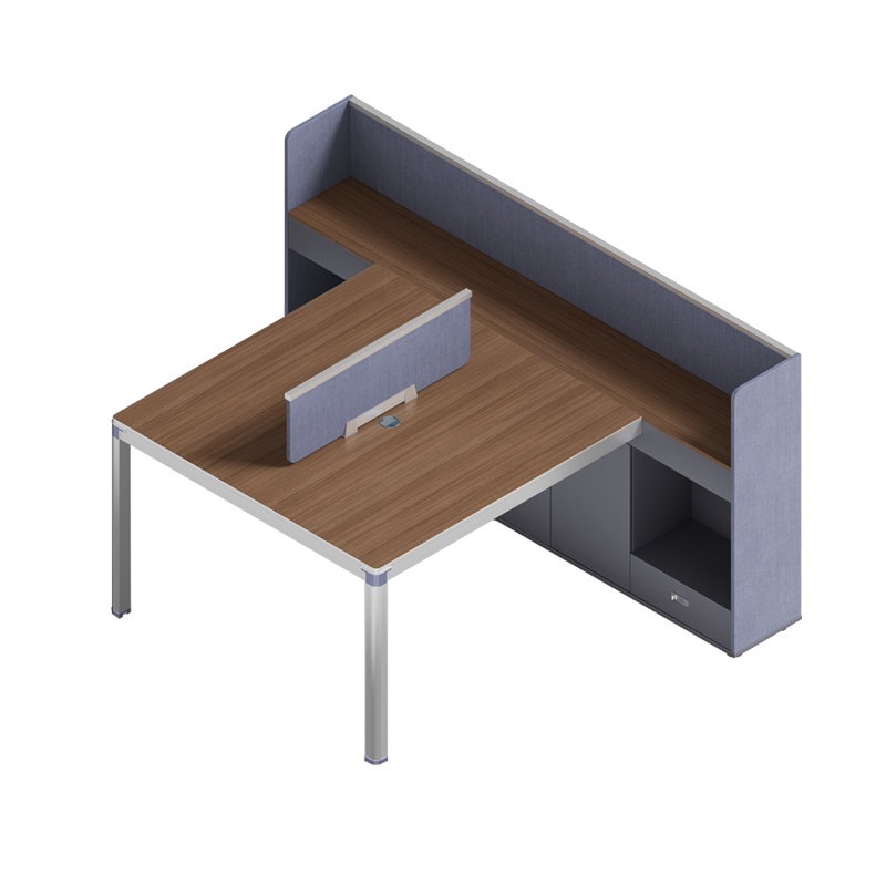 科朔 办公桌职员桌 员工桌 板式办公桌双人位1.5米KS-08B1504