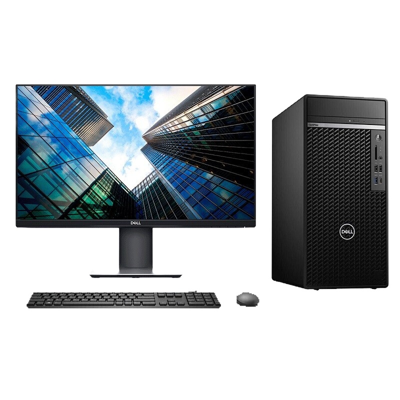 戴尔(Dell)Optiplex5080MT商用电脑套机21.5英寸显示器(i5-10500 8G 500G 三年)