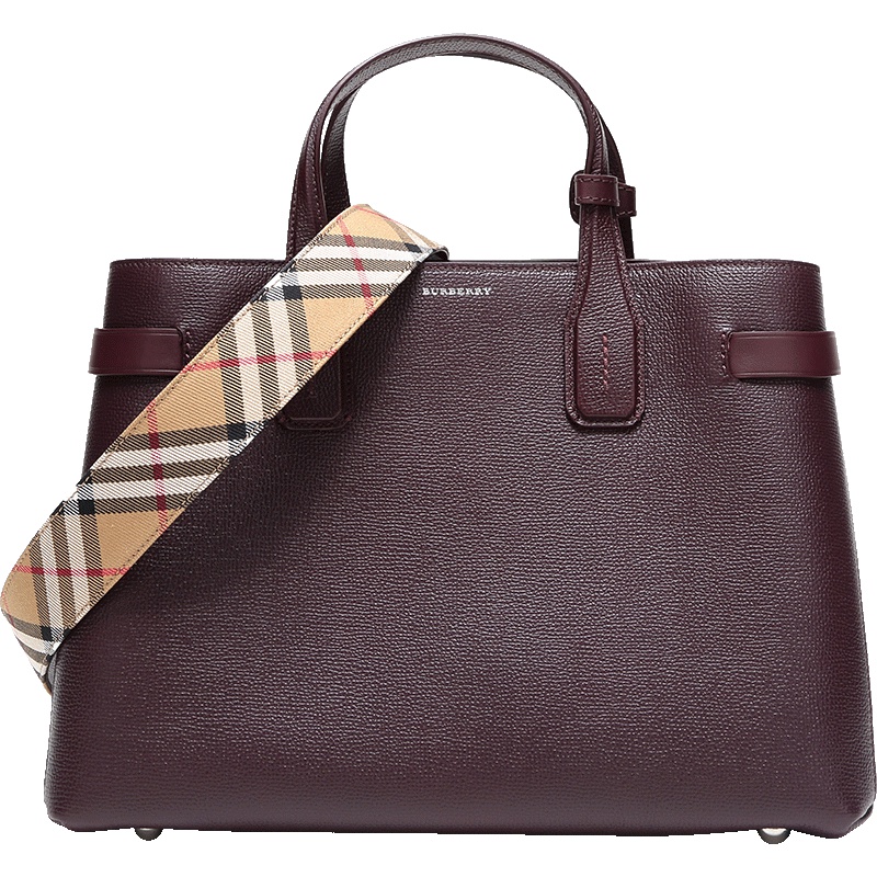 BURBERRY 博柏利 女款皮质手提单肩包 40775191