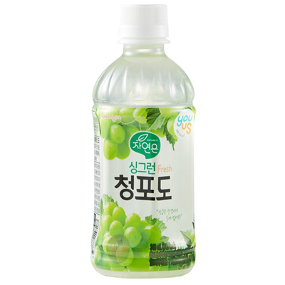 韩国友施 进口果汁饮料 葡萄味网红饮料340ml*6瓶装