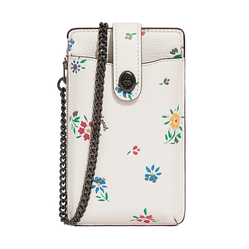 蔻驰 COACH 奢侈品 女士专柜款配皮单肩斜挎包其手机包迷你包卡包809 V5CHK