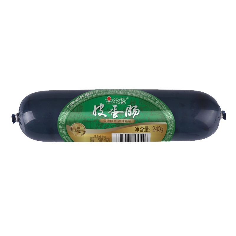 金锣 皮蛋肠240g*3支组合装 凉拌菜下酒菜松花蛋 皮蛋拌豆腐 皮蛋瘦肉粥食材