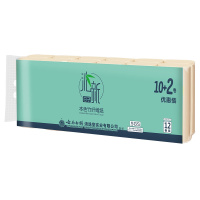 云南白药沁新日子系列本色竹纤维卷纸婴儿擦手纸餐巾纸厕纸竹纤维本色纸660g12卷