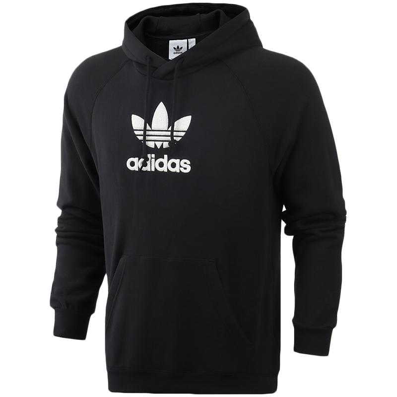 adidas阿迪达斯三叶草男服卫衣连帽运动休闲服FM9913
