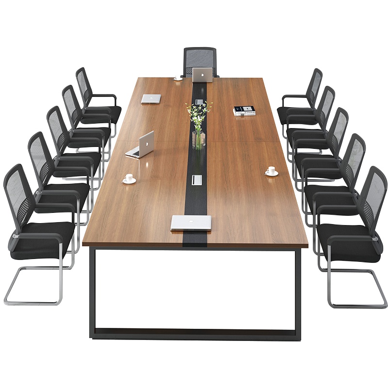 DXBG办公家具会议桌长桌简约现代会议室小型培训洽谈长条办公桌椅组合[工厂现做 7天内发货]