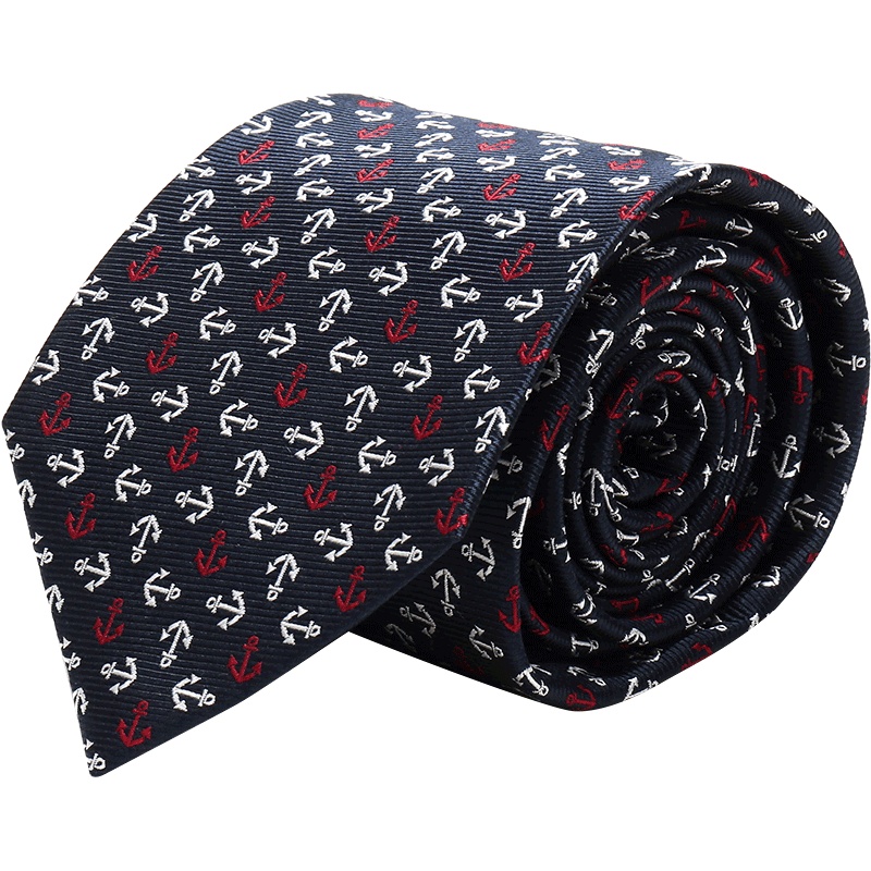 Ermenegildo Zegna 杰尼亚 男士印花图案丝质领带 Z5W08 1L8