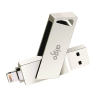 iDiskk 64GB Lightning USB3.0 苹果U盘 U368精耀升级版银色