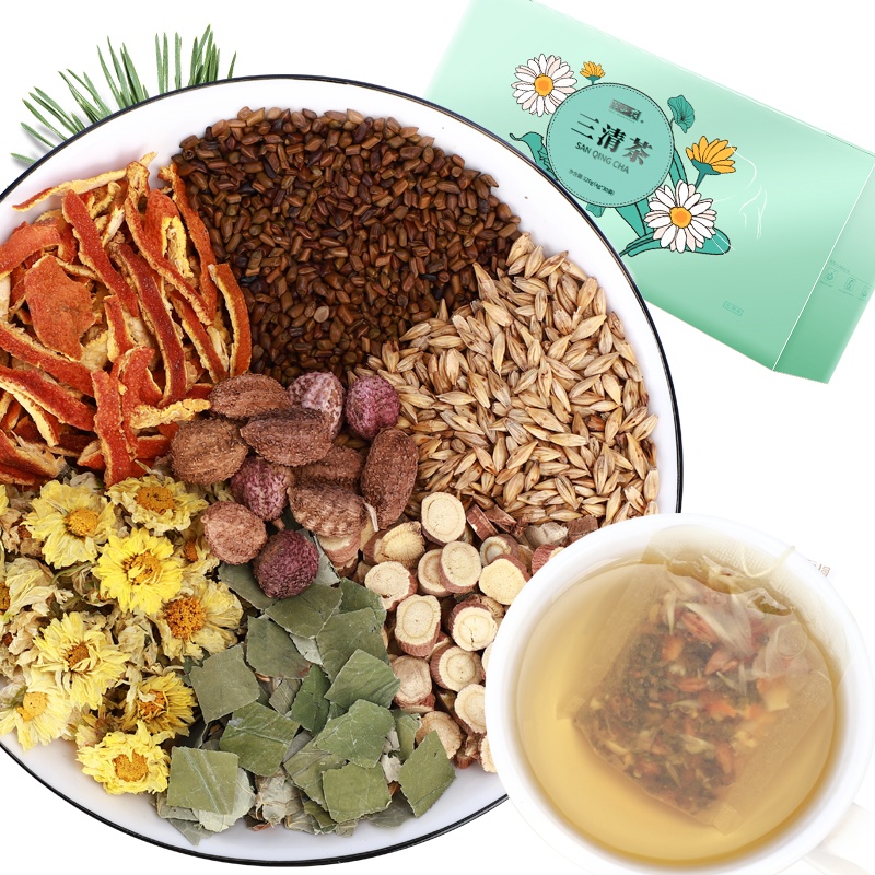 买1送1]半山农 三清茶 决明子荷叶甘草菊花大麦橘皮养生花草茶 4克*30袋