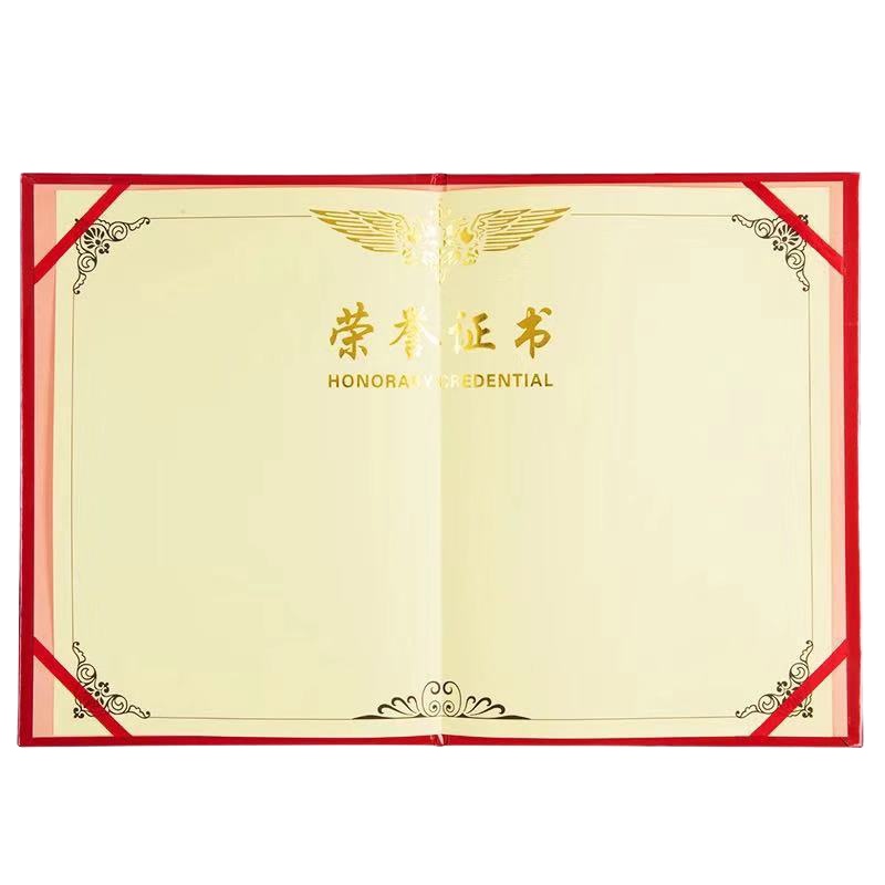 荣誉证书芯A4 100g 20张