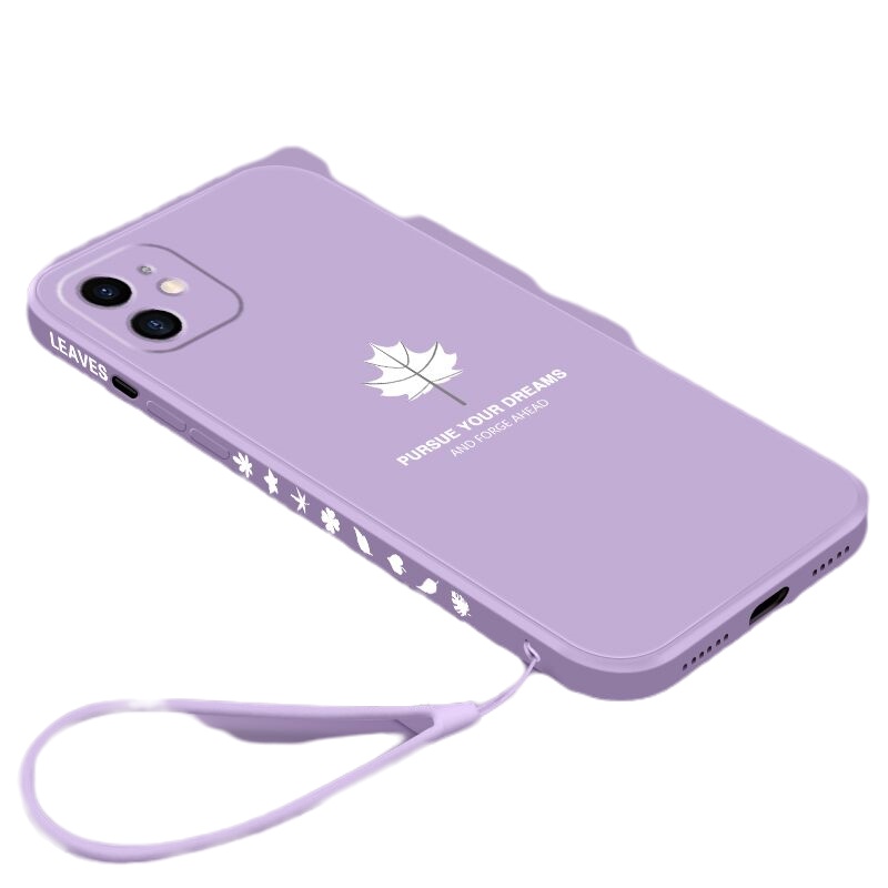 VMONN苹果12手机壳x果11外壳8plus新se2直边xmax女7xr11pro液态硅胶iphonexs镜头全包pr