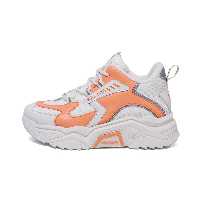 回力加绒高帮鞋子女新款老爹鞋百搭运动休闲ins潮流短靴