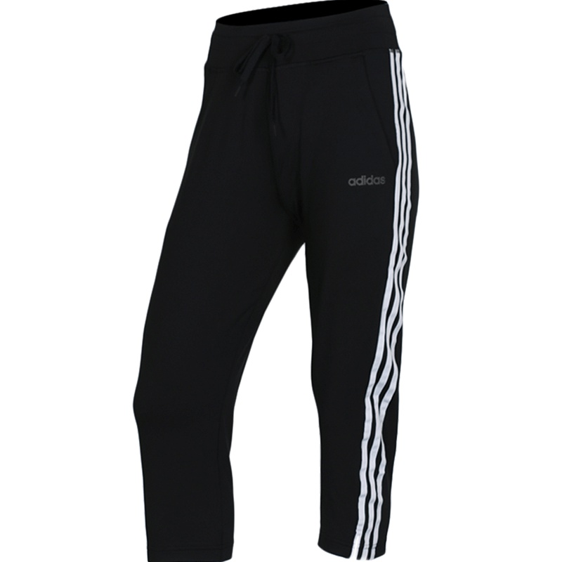 ADIDAS阿迪达斯新款女子运动休闲舒适跑步透气七分裤中裤DS8734