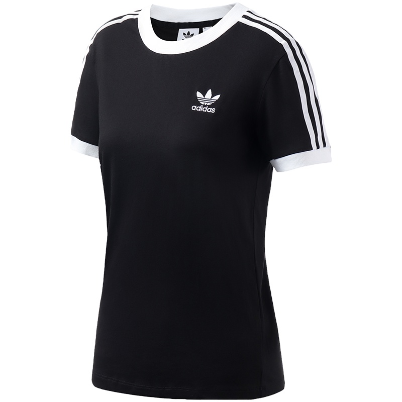 adidas阿迪达斯三叶草女装运动休闲圆领T恤ED7482