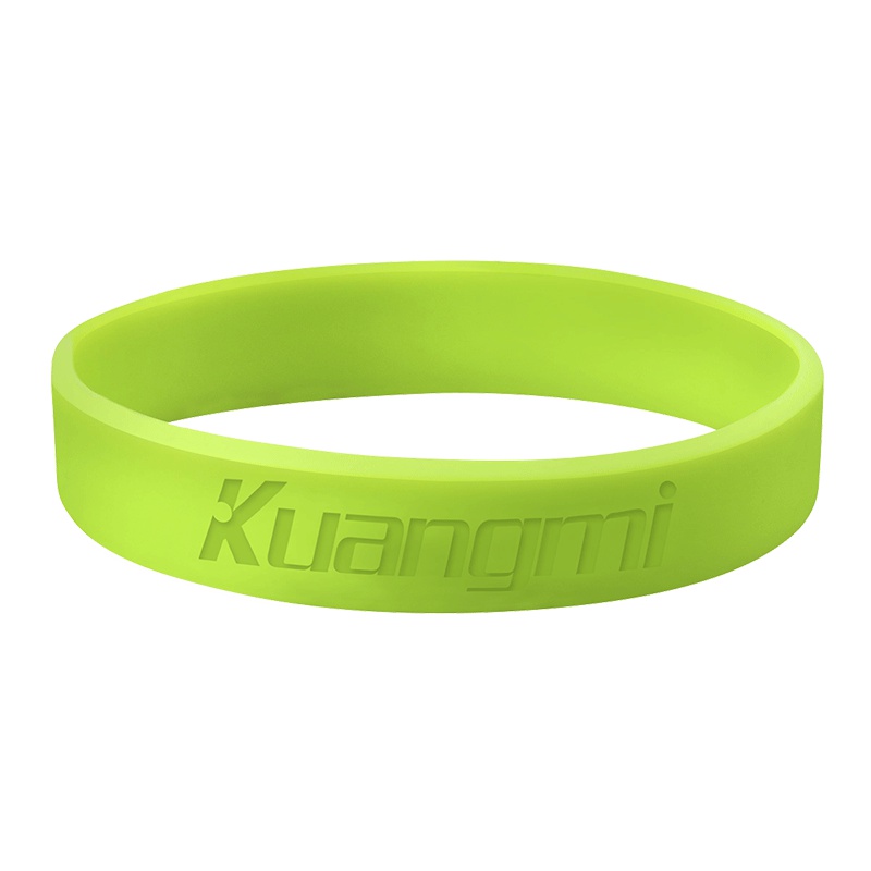 狂迷时尚运动手环绿色硅胶运动护腕