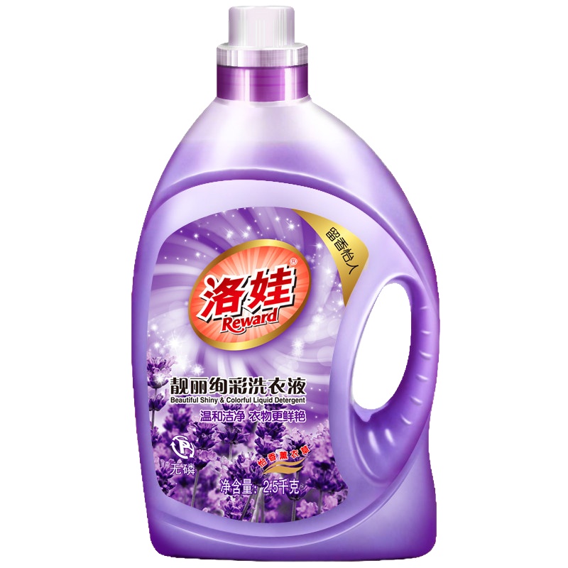 洛娃 靓丽绚彩洗衣液-怡香薰衣草2.5kg