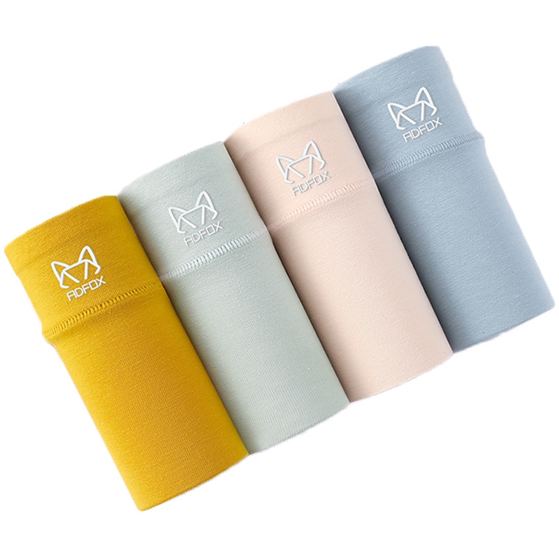 北极绒女士内裤中腰棉mm透气棉裆中三角短裤头