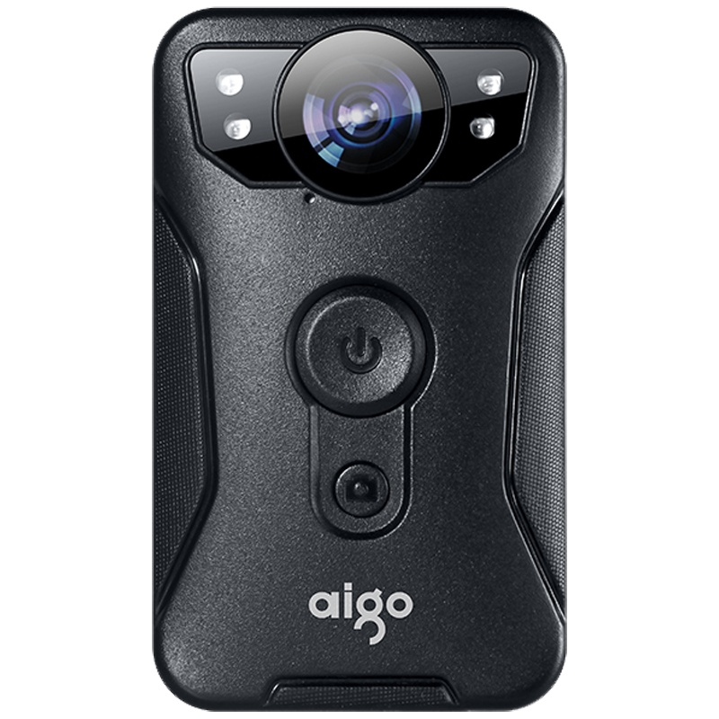 爱国者(aigo)执法记录仪DSJ-R6高清红外夜视1296P便携录音录像拍照微型便携户外骑行支持扩容黑色64G