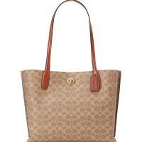 COACH WILLOW 购物袋 椭圆扣 C0693