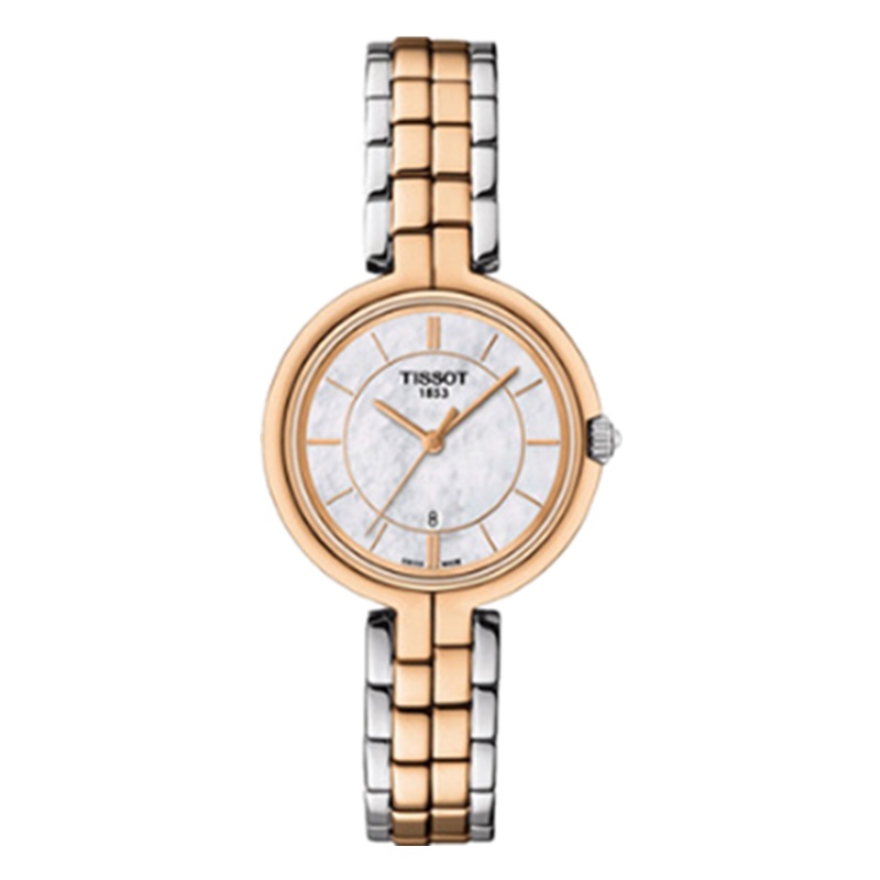 天梭（TISSOT）手表瑞士时尚潮流弗拉明戈系列简约 石英 女表商务 休闲 时尚女表T094.210.22.111.00