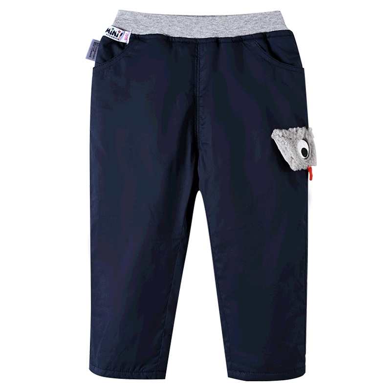 铅笔俱乐部童装2019冬季新款男童卡通棉裤小童宝宝长裤儿童裤子