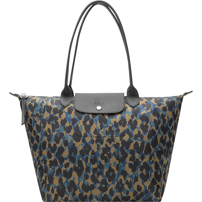 LONGCHAMP 珑骧 女士 LE PLIAGE系列织物长柄手提单肩包托特包饺子包大号 1899 310