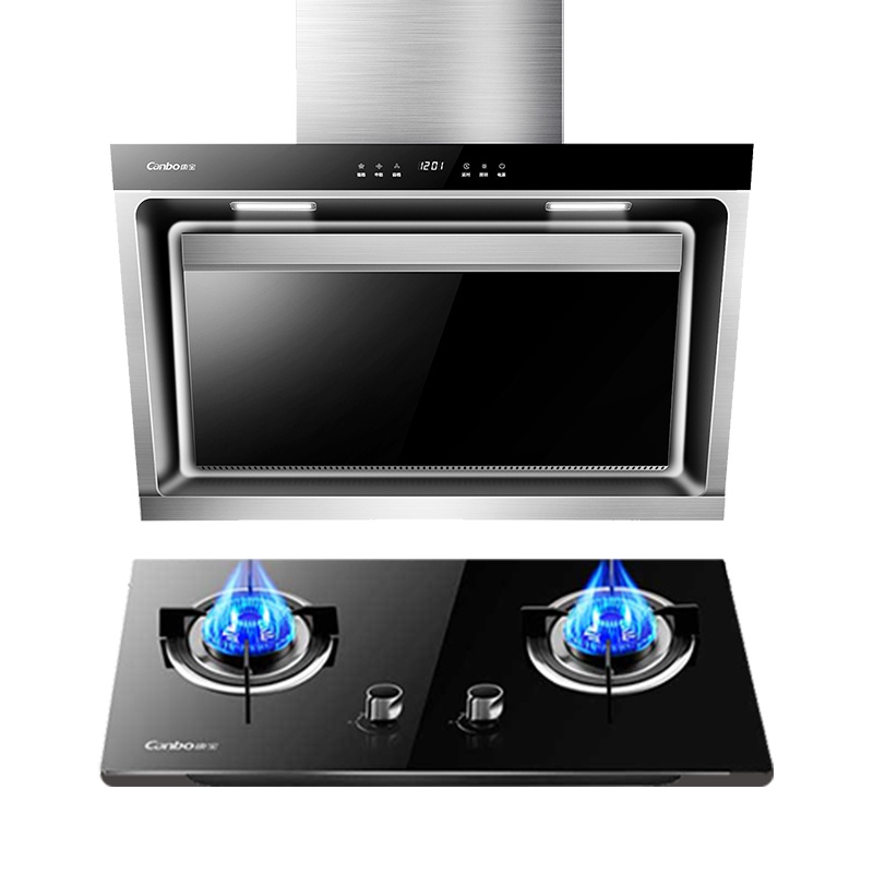 康宝(canbo)BE39+360B(液化气)烟灶套餐 侧吸式 大吸力两件套 4.2KW大火力 自清洗烟灶套装