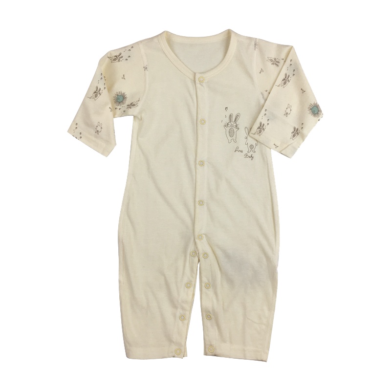 小马波迪宝宝睡衣薄款长袖空调服幼儿夏装纯棉新生婴儿连体衣服夏季