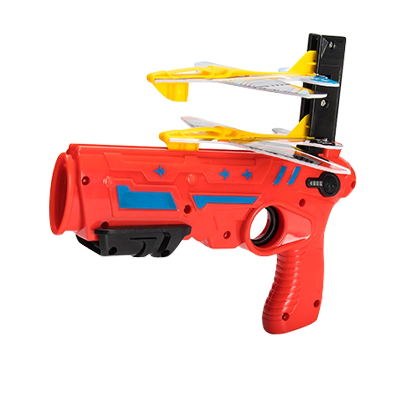 Inbay 茵蓓 弹射飞机发射器枪玩具泡沫飞机滑翔机户外运动玩具男孩0-3岁以上