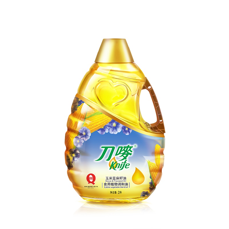 刀唛 玉米亚麻籽油 2L/瓶