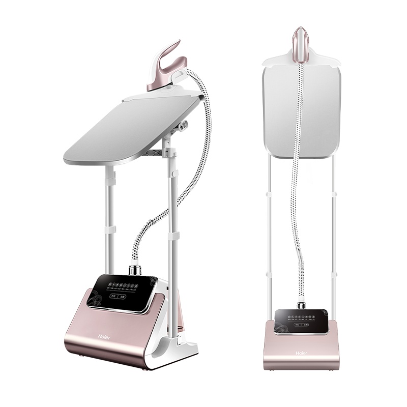 海尔(Haier)挂烫机HY-GSS2408G 双杆带板 微电脑按键式 8档控温熨烫机