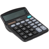 得力(deli) 837ES双电源桌面办公计算器 (单位:个)