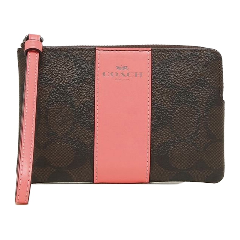 Coach 蔻驰 女士拼色手拿包零钱包 F58035QBR6K