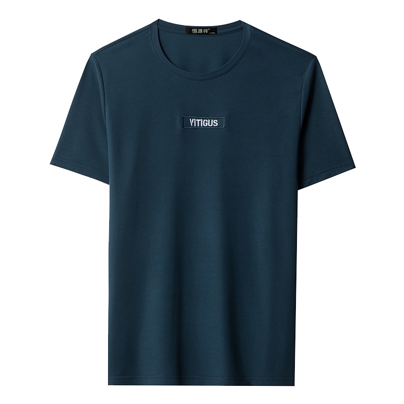 恒源祥男士T恤2021夏款纯色短袖T恤男士半袖体恤男装上衣