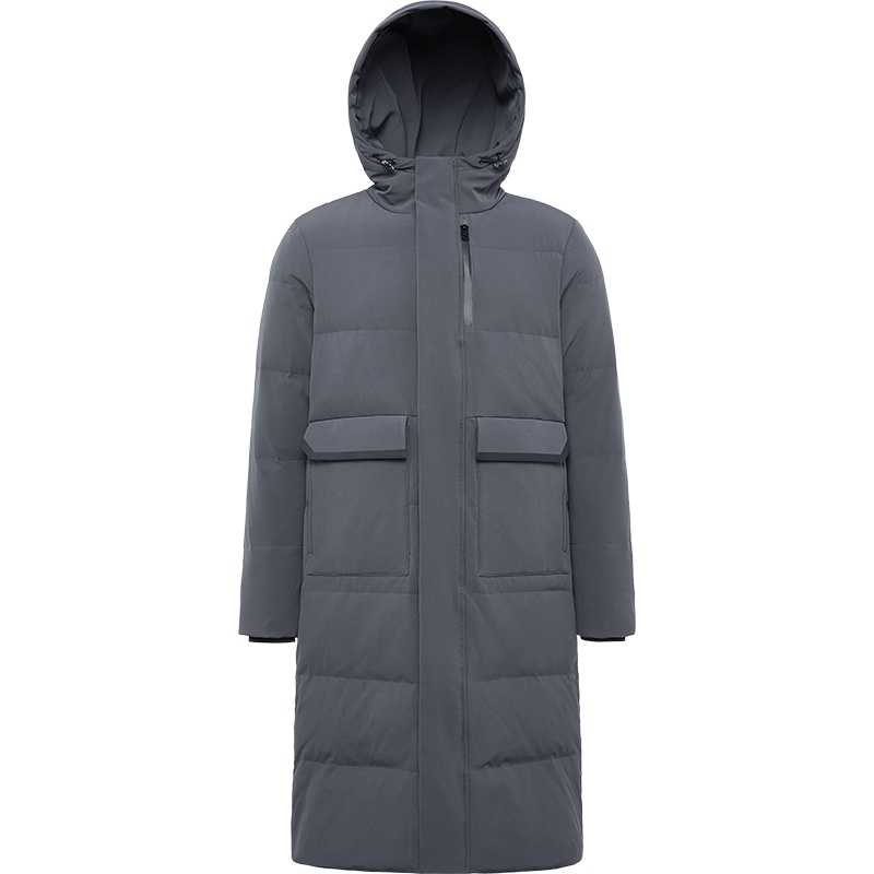 波司登男士羽绒服长款过膝韩版连帽防寒厚外套冬装新