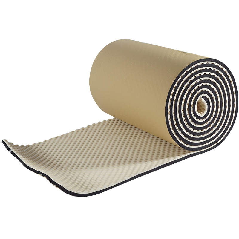 海斯迪克 HK-593 隔音防水棉 吸音棉隔音板阻燃ktv录音棚隔音板防水棉 米白色 1×5m厚3cm(实厚2.5cm)