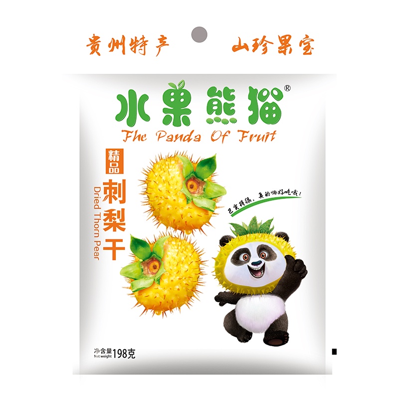 水果熊猫厂家直营刺梨干500g果维生素c刺菠萝果脯果干开胃休闲零食贵州特产原产地直发