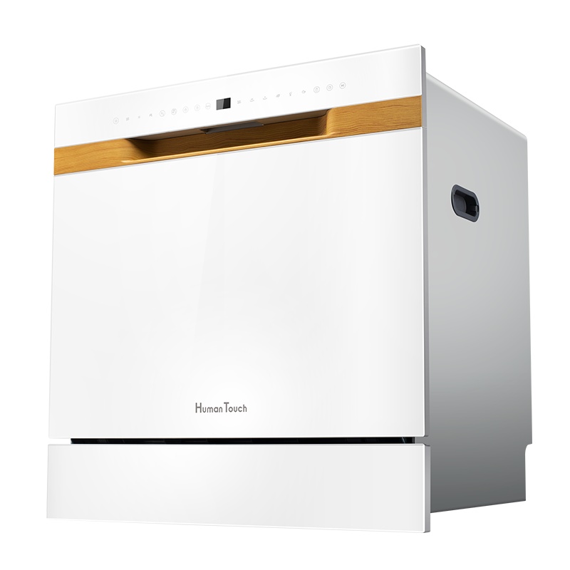 HUMANTOUCH(慧曼)洗碗机全自动家用嵌入式台式 10/8套 热风烘干 宝宝除菌 紫外杀菌 HTD-B1黑色