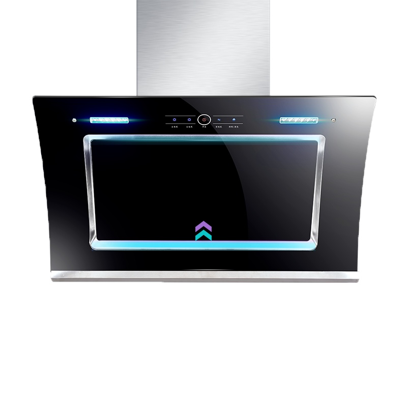 纳丽雅(Naliya)双电机油烟机自动清洗抽油烟机家用壁挂侧吸式吸油烟机 830mm新弧形双电机(普通配置)